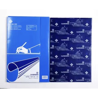 Giấy than - bàn tay carbonex- 100 tờ màu xanh