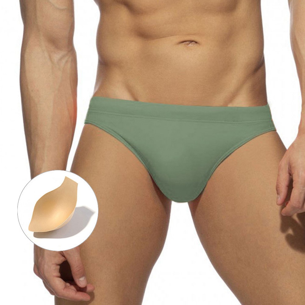 Quần Bơi Trơn Màu Gợi Cảm Theo Phong Cách Mùa Hè  Dành Cho Nam