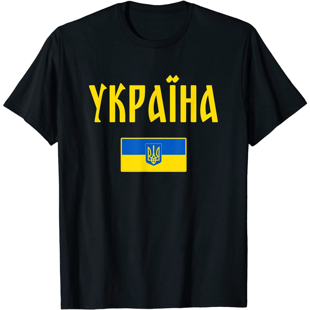 Áo Thun 100% Cotton Tay Ngắn Cổ Tròn In Hình Lá Cờ Nước Anh Ukraine Thời Trang Mùa Hè Cho Nam