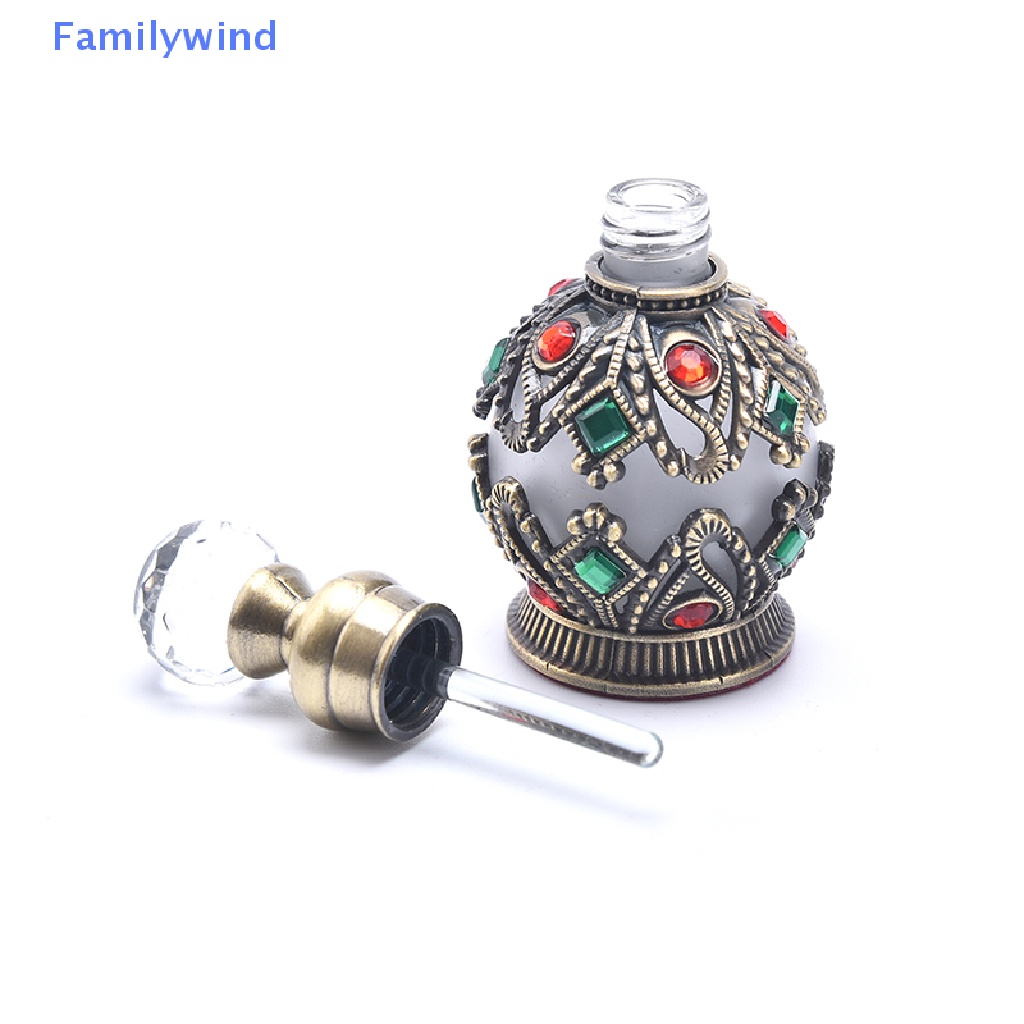 1 Chai Rỗng Bằng Kim Loại Phong Cách Ả Rập Cổ Điển