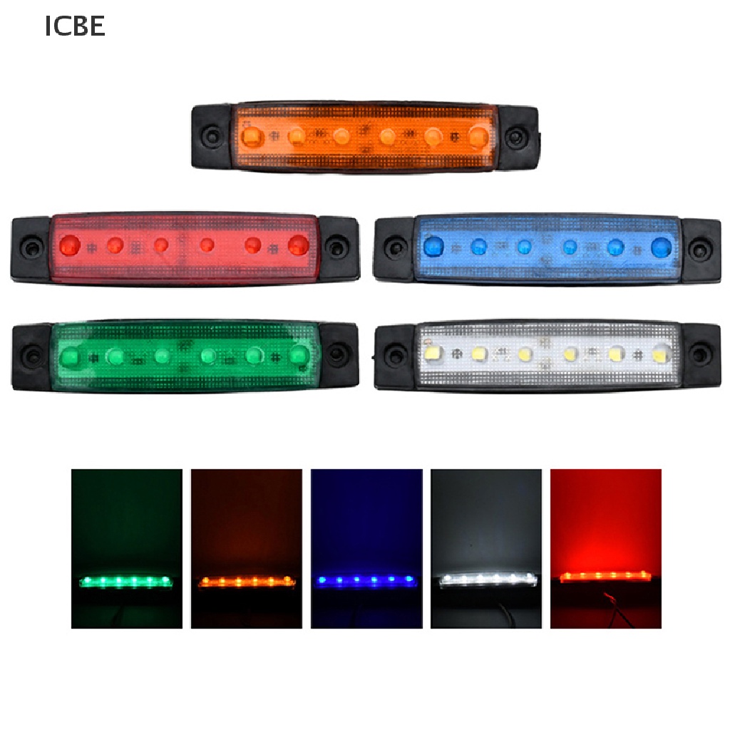 1 Đèn Tín Hiệu 6LED 12V / 24V Chất Lượng Cao
