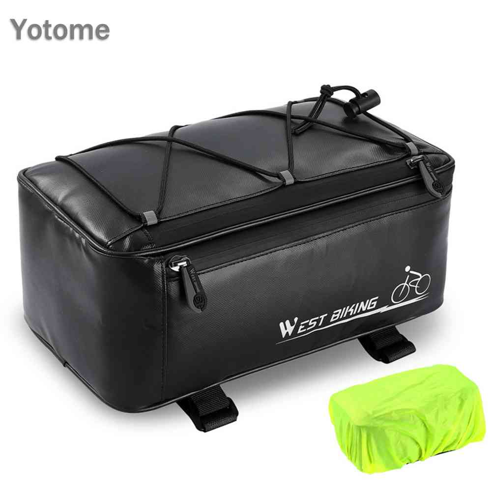 Túi Đựng Đồ Gắn Yên Sau Xe Đạp MTB 4L Kèm Vỏ Bọc Chống Mưa Tiện Dụng Mới