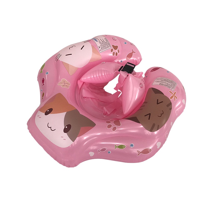 Phao Bơi Đeo Cổ An Toàn In Họa Tiết Hoạt Hình Dễ Thương Cho Bé 3 Tháng - 1.5 Tuổi