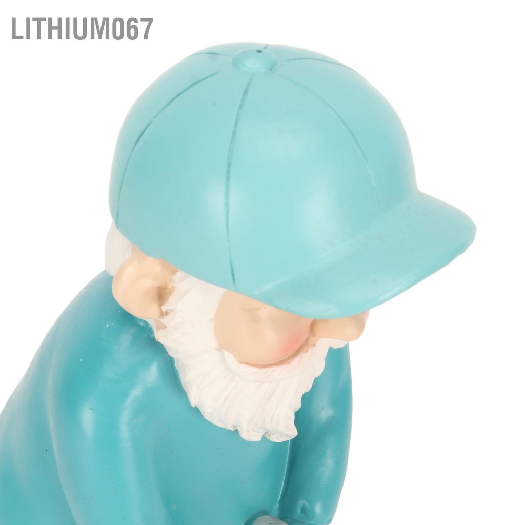 Lithium067 Golfer Vườn Gnome Tinh Tế Hình Ảnh Sống Động Chống Thời Tiết Chơi Golf Tượng Trang Trí Cho Bãi Cỏ Phong Cảnh