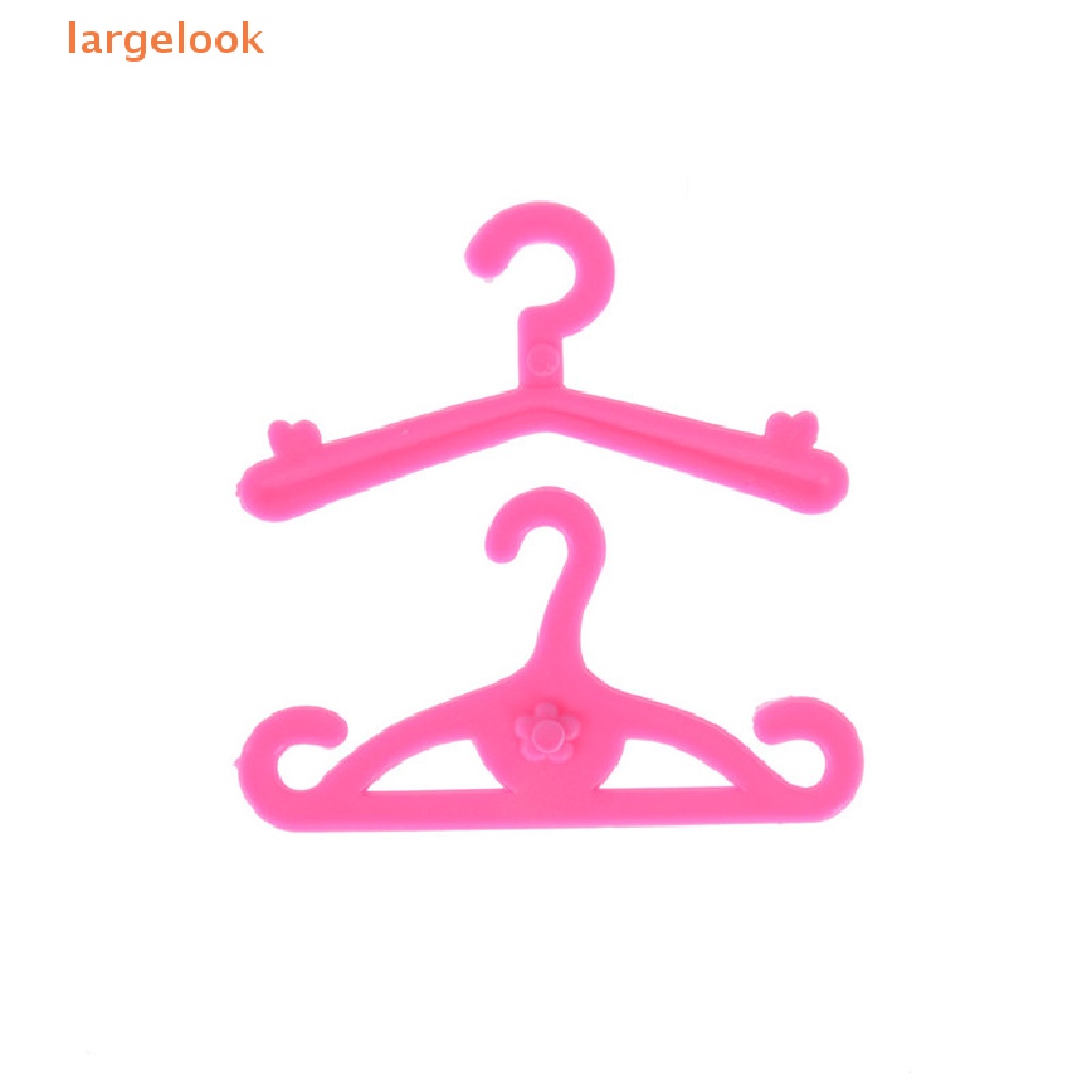 Set 20 Móc Treo Quần Áo Màu Hồng Dành Cho Búp Bê Barbie