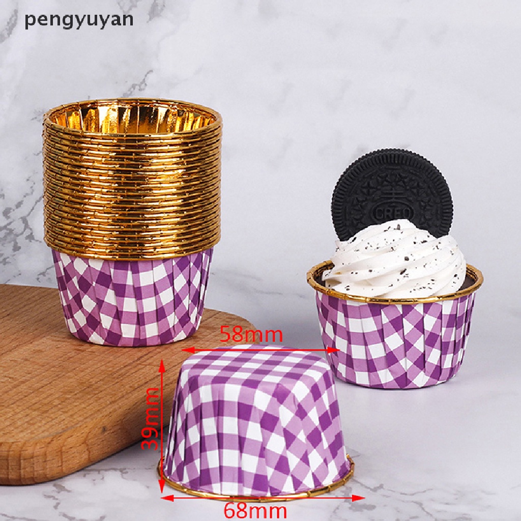 Set 50 Cốc Giấy Làm Bánh cupcake muffin Tiện Dụng