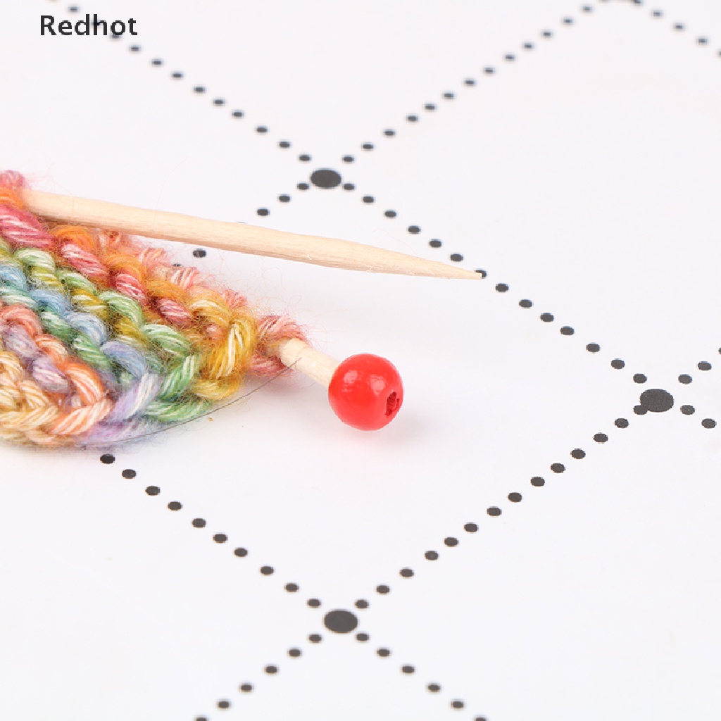 &lt; Redhot &gt; Áo Sweater Dệt Kim Dày Dặn Trang Trí Nhà Búp Bê Thu Nhỏ 1: 12