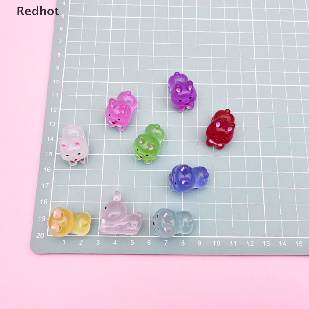 &lt; Redhot &gt; Bộ 2 Tượng Thỏ Hoạt Hình Mini Trang Trí Xe Hơi