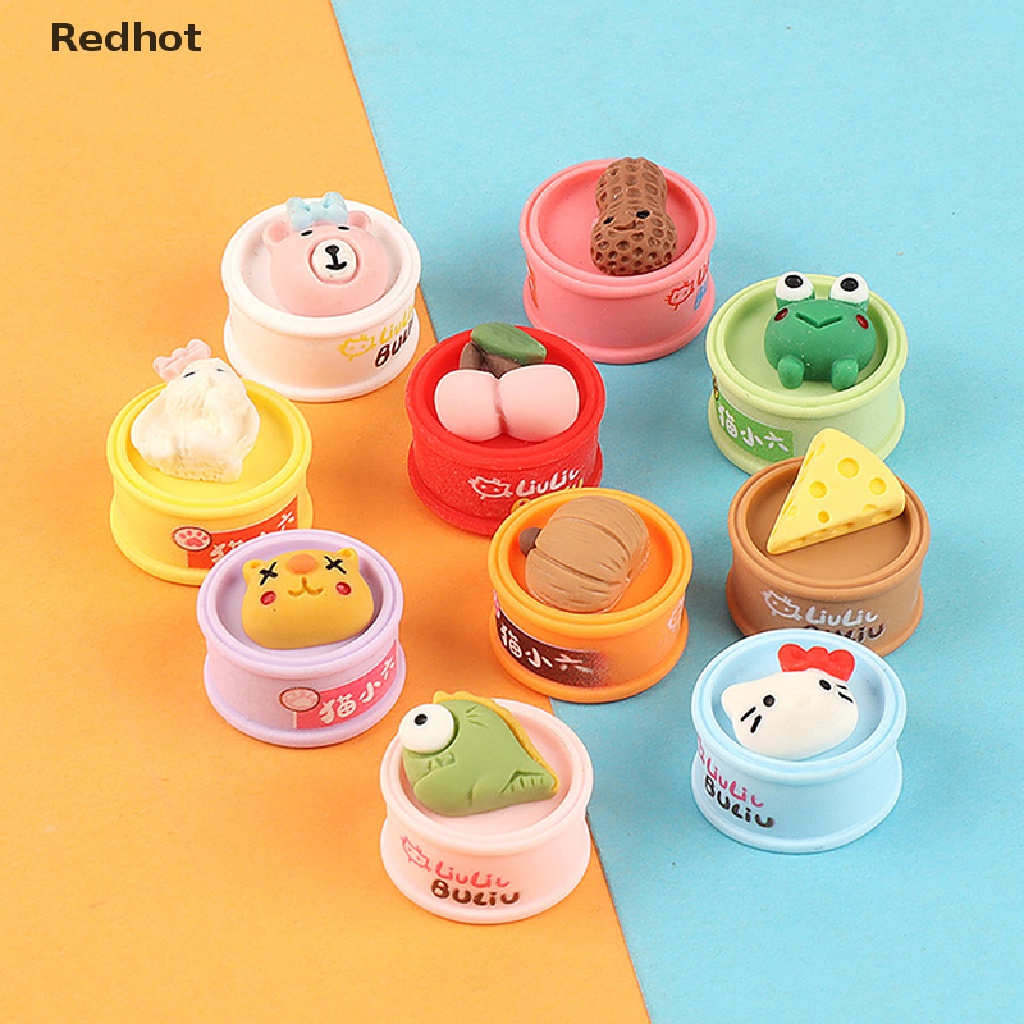 Bộ 5 / 10 Mô Hình Đồ Ăn Hoạt Hình Tỉ Lệ 1: 6 Trang Trí Nhà Búp Bê