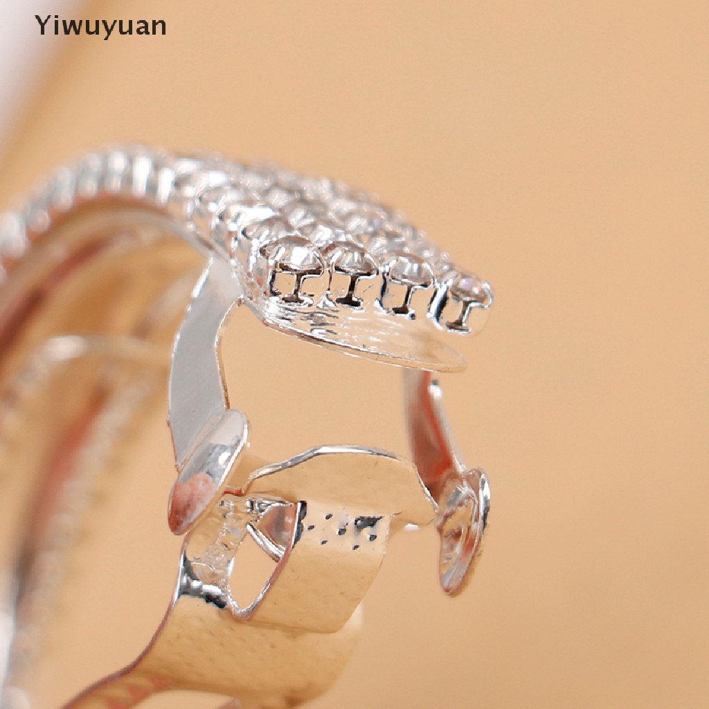 Kẹp Tóc Đính Đá Kim Loại Thời Trang Cho Nữ