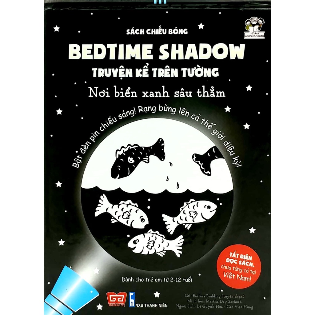 Sách Sách Chiếu Bóng - Bedtime Shadow - Truyện Kể Trên Tường - Nơi Biển Xanh Sâu Thẳm