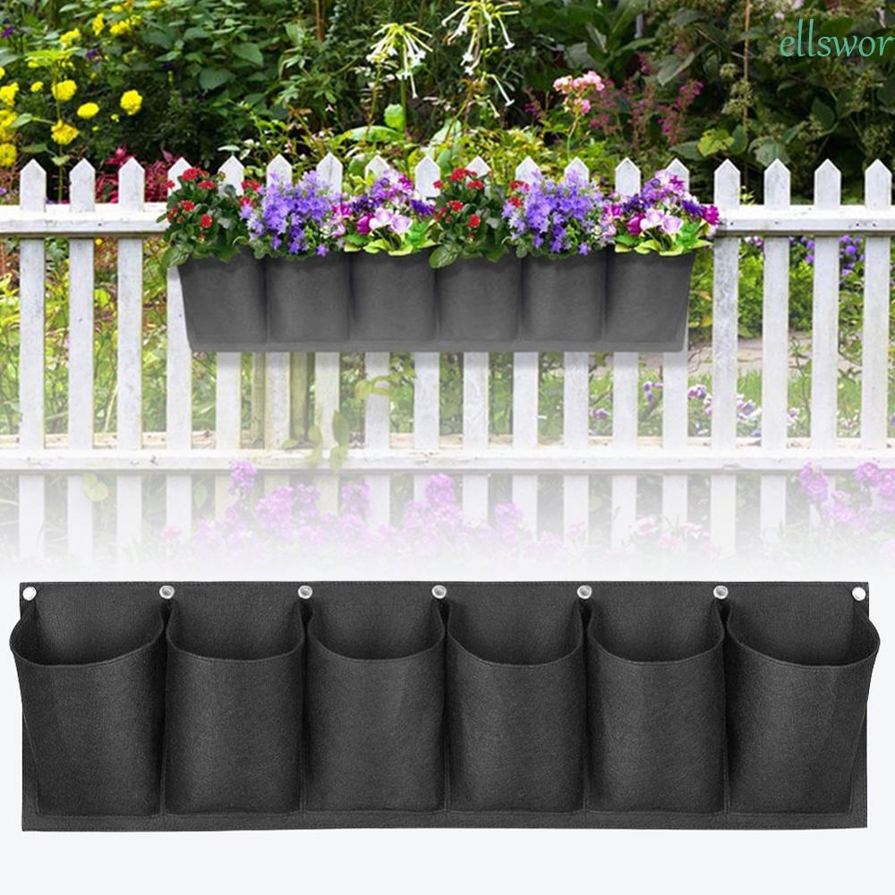 Túi Trồng Cây 6 Ngăn Chống Thấm Nước Tiện Dụng