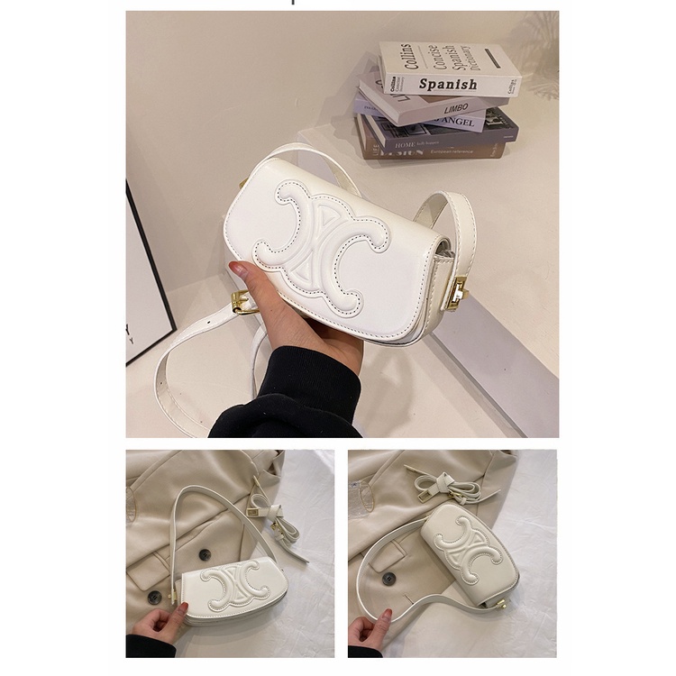 Túi Xách Đeo Vai Một Nửa Mặt Trăng Phong Cách Phương Tây Thời Trang Cao Cấp 2023 Mới Dành Cho Bạn Nữ