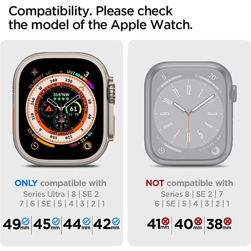 SPIGEN Dây Đeo Nylon Dành Cho Đồng Hồ Thông Minh iWatch 44mm 42mm 45mm Ultra 49mm iWatch Series 8 se 7 6 5 4