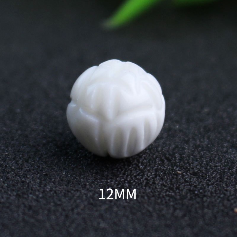 Chuỗi Hạt Pha Lê Hình Vỏ Sò / Hoa Sen Màu Trắng Dùng Làm Trang Sức DIY