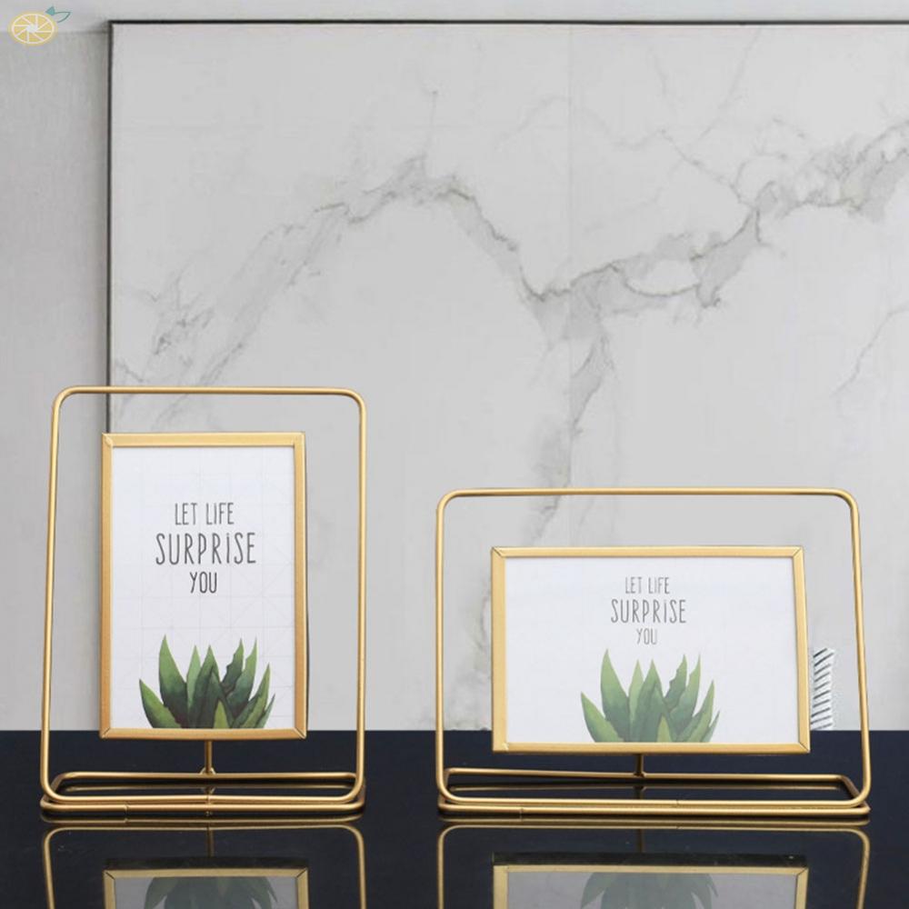 Khung Hình Học Đơn Giản Bằng Kim Loại Với Kính Che Phủ Bộ Sưu Tập Mới