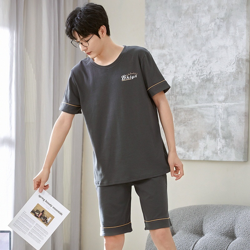 Bộ Đồ Ngủ Ngắn Tay Thoáng Khí Thoải Mái Cho Nam La323