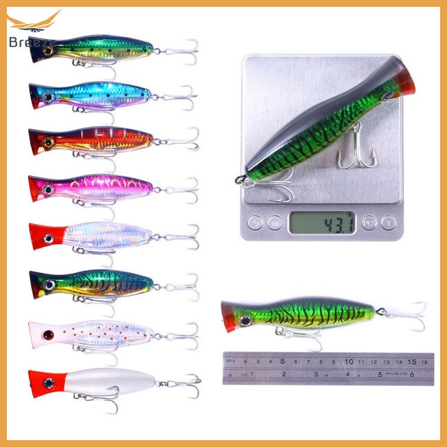 Mồi Câu Cá Giả Bằng Nhựa Cứng Mắt 3d 13cm / 43g