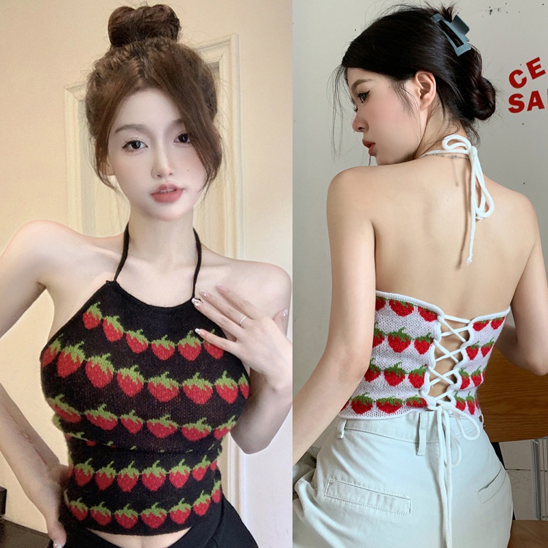 Áo Tank Top Sát Nách Dáng Ôm Thiết Kế Đục Lỗ Thời Trang Cá Tính Cho Nữ
