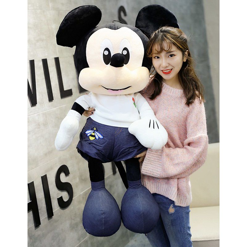 Thú Nhồi Bông Hình Chuột Mickey Minnie Xinh Xắn