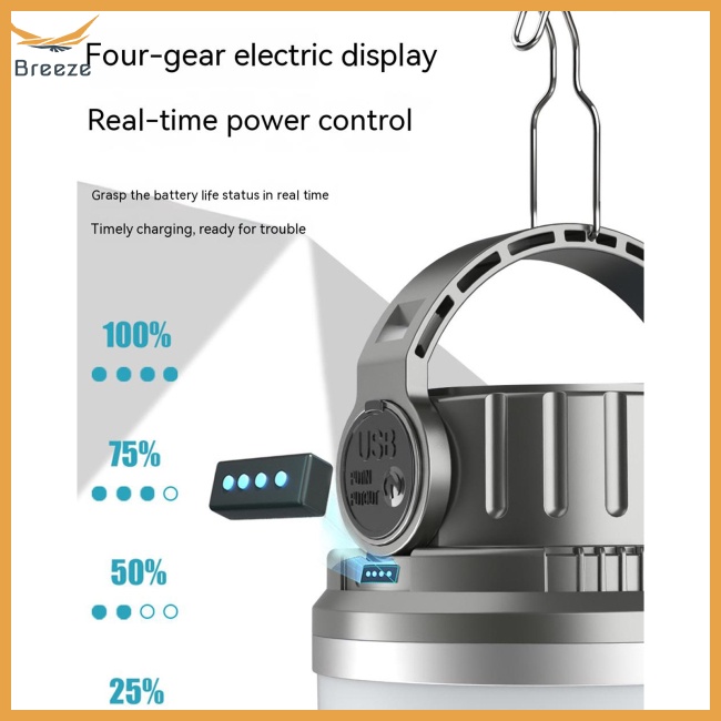 Đèn Pin Led Mini Đa Năng Có Thể Sạc Lại Dùng Khi Đi Cắm Trại