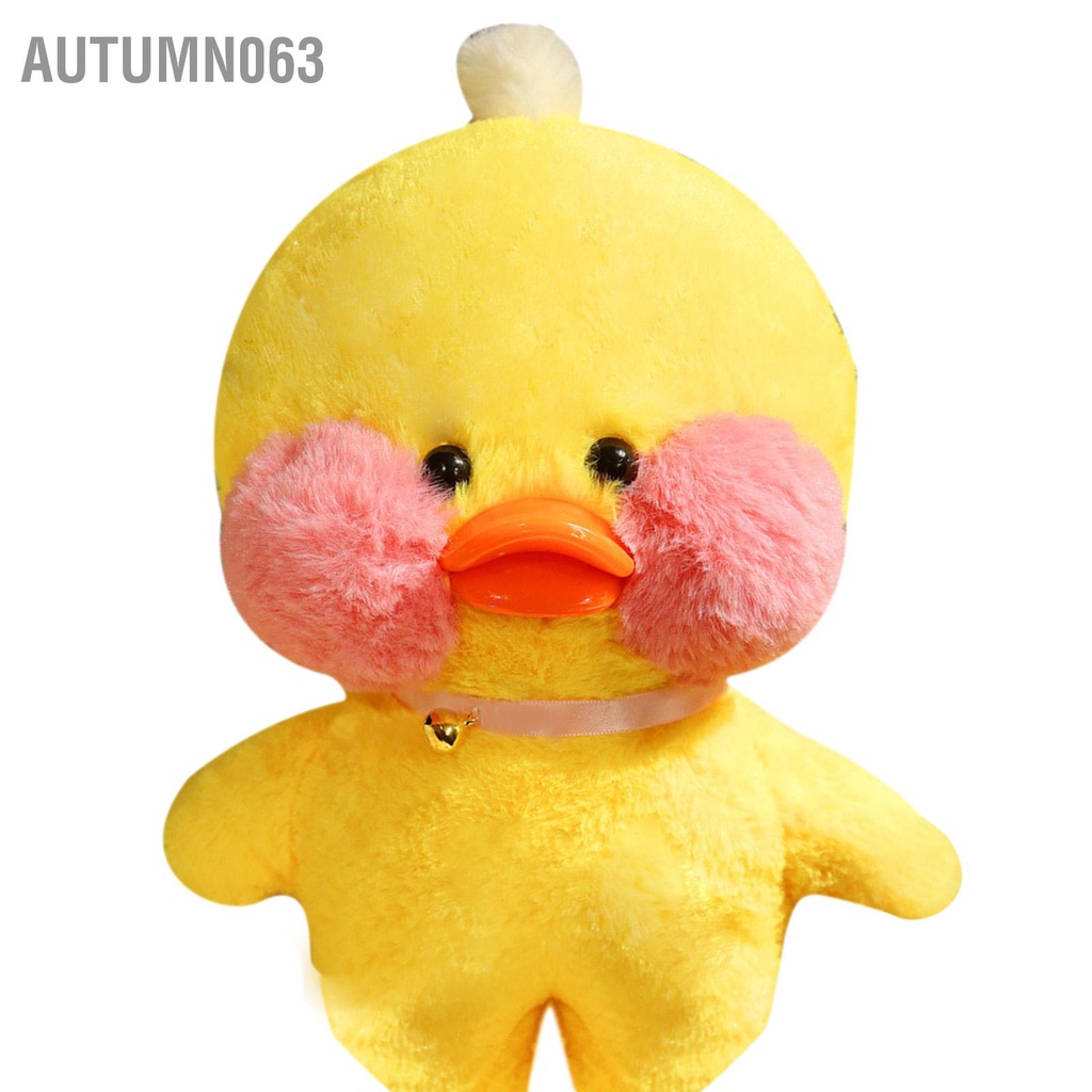 Autumn063 Vịt Búp Bê Đồ Chơi Nhồi Bông Mềm PP Hình Động Vật Trang Trí Nhà Cho Gia Đình Bạn Bè