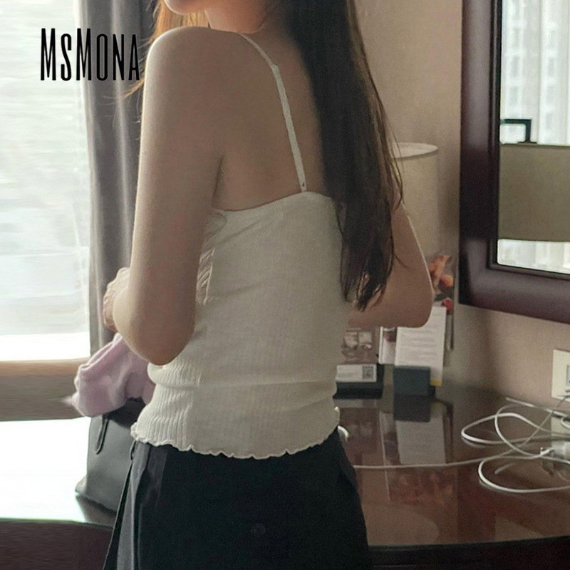 Áo Tank Top Cổ Chữ V Màu Trơn Thời Trang 2023 Quyến Rũ Cho Nữ