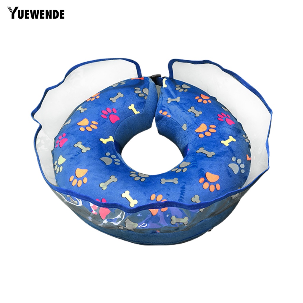 Yue.z Vòng Cổ PVC Co Giãn Hình Nón Bảo Vệ Thú Cưng Sau Khi Phẫu Thuật
