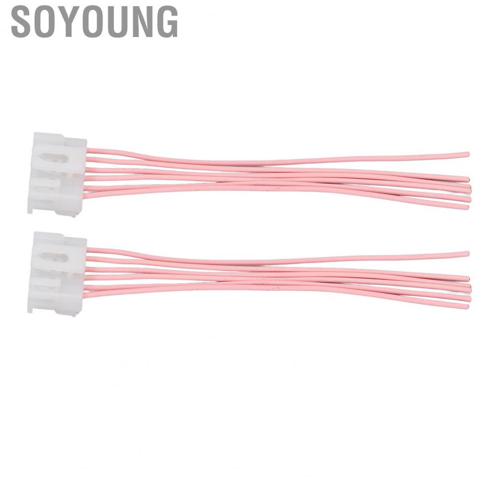 Soyoung Taillight Wire Harness Plug   Crack 2pcs Wearproof Tail Lamp Cable  Set 51277255  for Cars