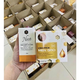 Combo Face Men Gạo Nicos - Tinh Chất Nicos Chính Hãng - myphamthienduc