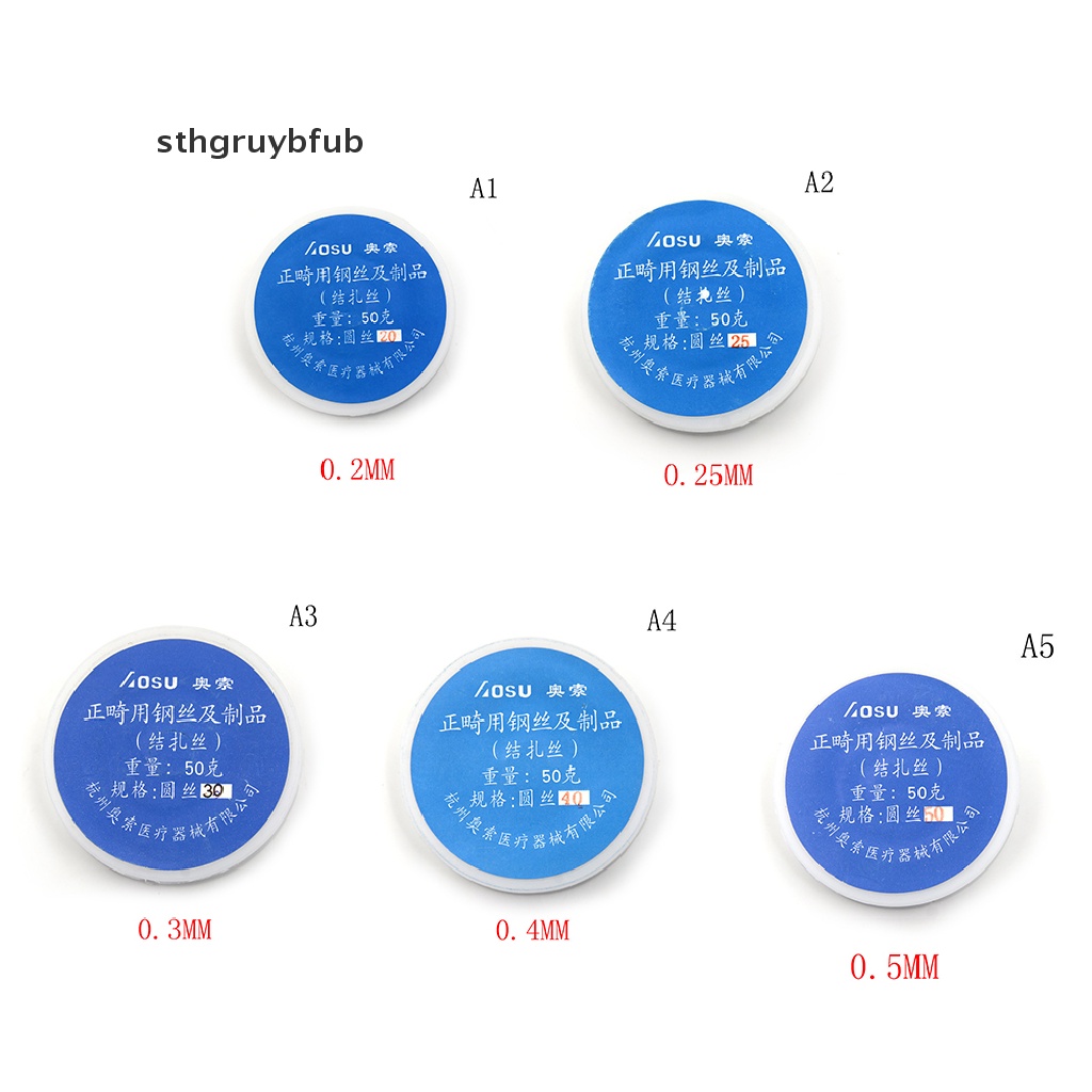 Dây Thép Không Gỉ Chỉnh Hình Răng Miệng 0.2mm-0.5mm