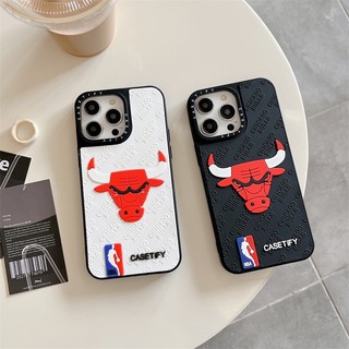 Casetifg Ốp Điện Thoại tpu Silicon Mềm Chống Sốc Hình Chú Chó Bull 3d Cho iphone 15 11 12 13 14 pro max