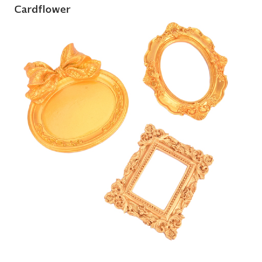 < Cardflower > Khung Ảnh Kim Loại Trưng Bày Móng Tay Thiết Kế Không Đều Retro Mới