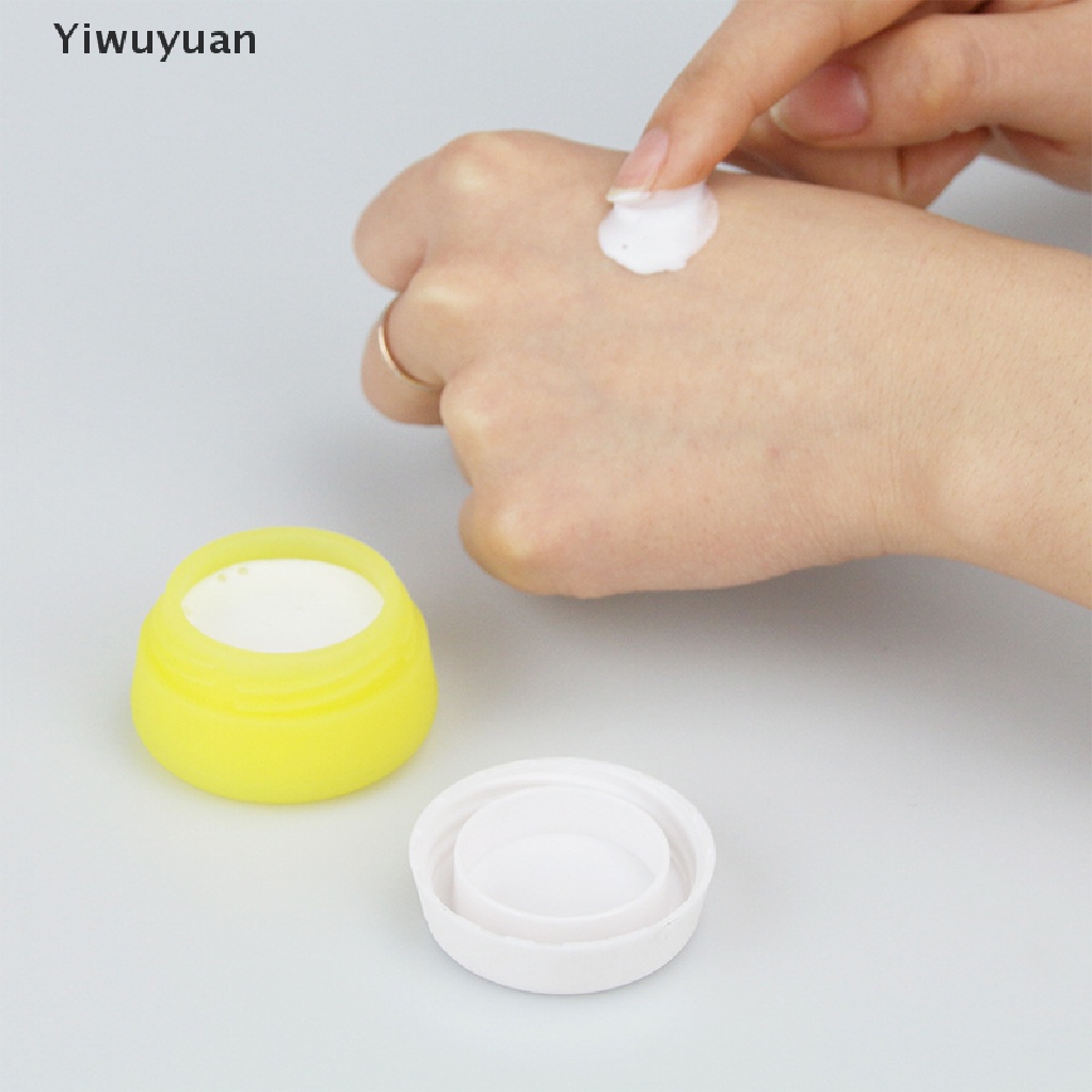 < Yiwuyuan > Hũ Silicone Rỗng 20ml Đựng Mỹ Phẩm Son Dưỡng Môi Mặt Đa Năng