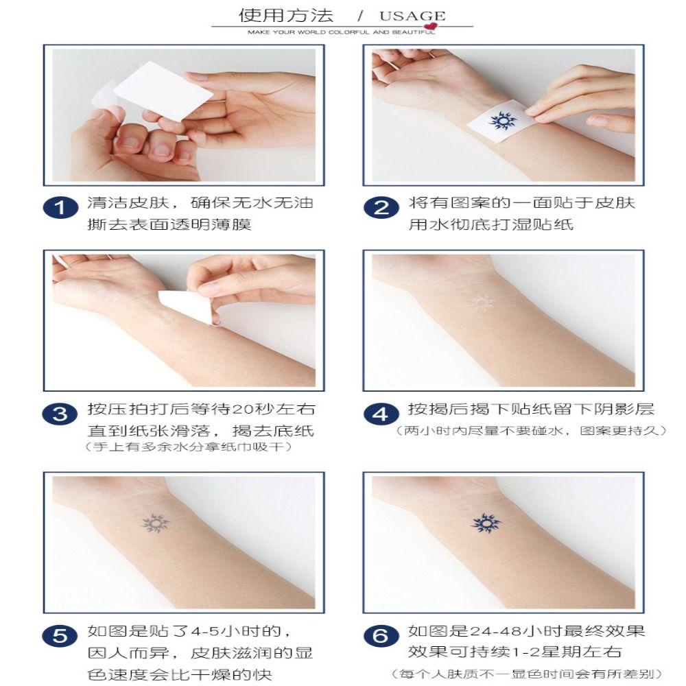 Hình Xăm Dán Ngón Tay Chống Thấm Nước Và Mồ Hôi Họa Tiết Cây Cối Nghệ Thuật