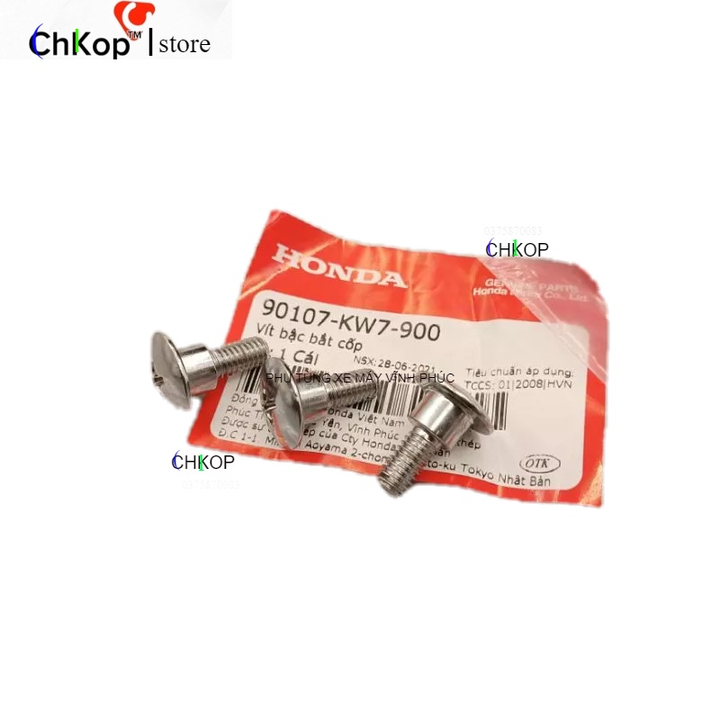 Ốc ,vít bắt cốp xe WAVE thái, Alpha, ZX....-Chkop