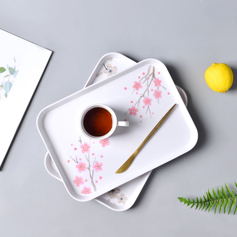 Khay Trà Hình Chữ Nhật Phong Cách Bắc Âu Mới