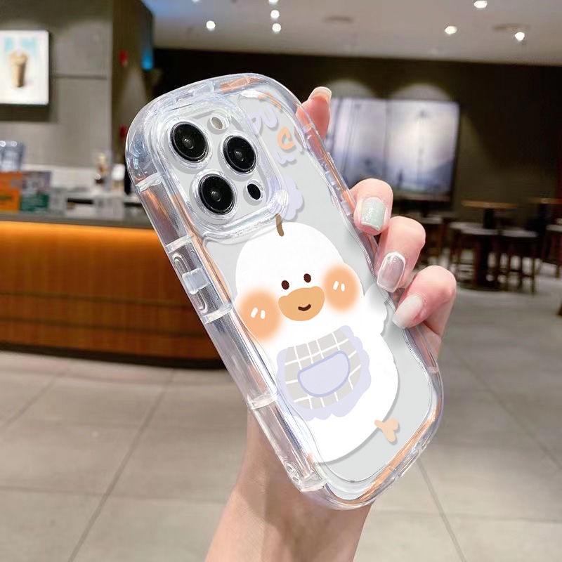 ✅Ốp Điện Thoại Dẻo Trong Suốt Họa Tiết Chú Vịt Nhỏ Dễ Thương Chống Sốc Cho Iphone1412 Apple / xr118p 7 / Cute / 13 RY11 Promax