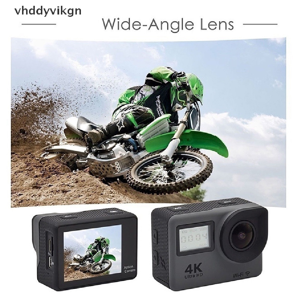 Camera Hành Trình Hai Màn Hình VHDD 4K 1080P HD 2 '' Chống Thấm Nước Kết Nối WiFi
