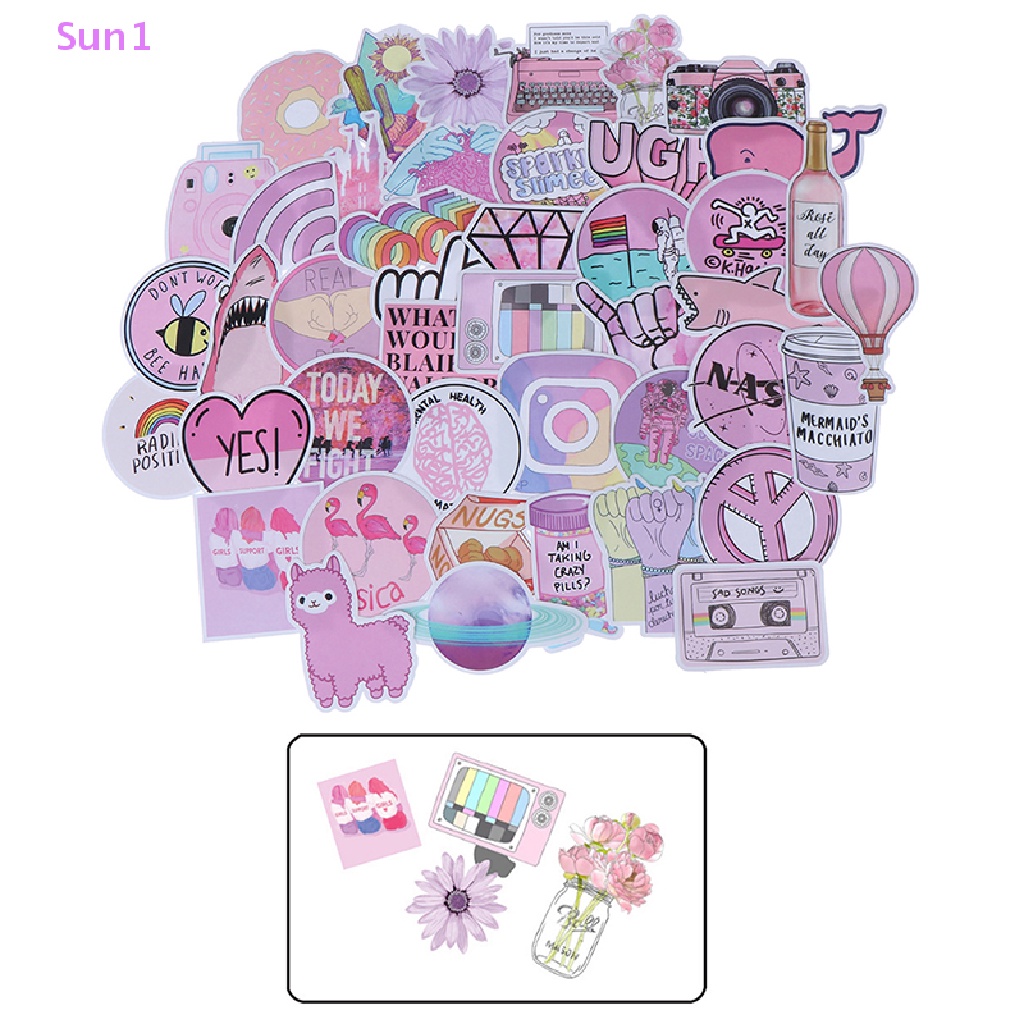 Set 53 Túi Đựng Sổ Tay / Hành Lý / Xe Hơi / Xe Tải Màu Hồng Đáng Yêu Sun1 &gt;