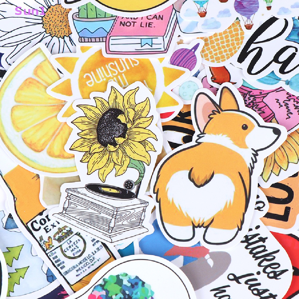 Set 53 Phụ Kiện Sun1 > Màu Vàng Nhạt Hình Đàn guitar DIY