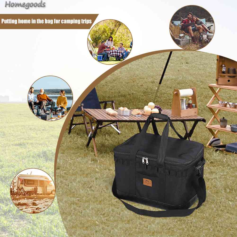 Túi Đựng Đồ Nướng BBQ Bằng Vải Oxford Bền Chống Nước Chống Trượt