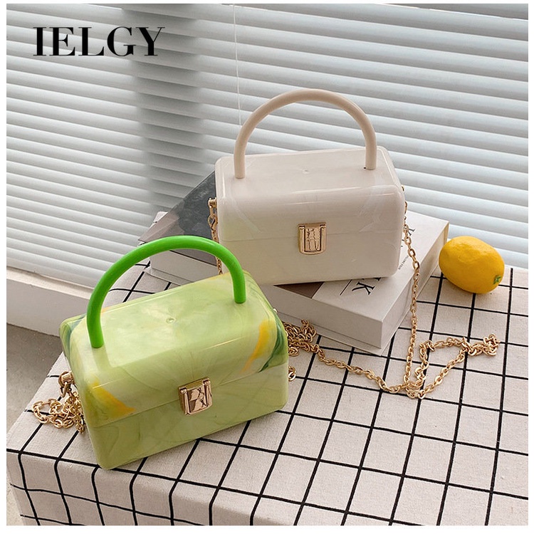 Túi Đeo Chéo Bằng Acrylic Màu Kẹo Ngọt Phong Cách Mới 2023