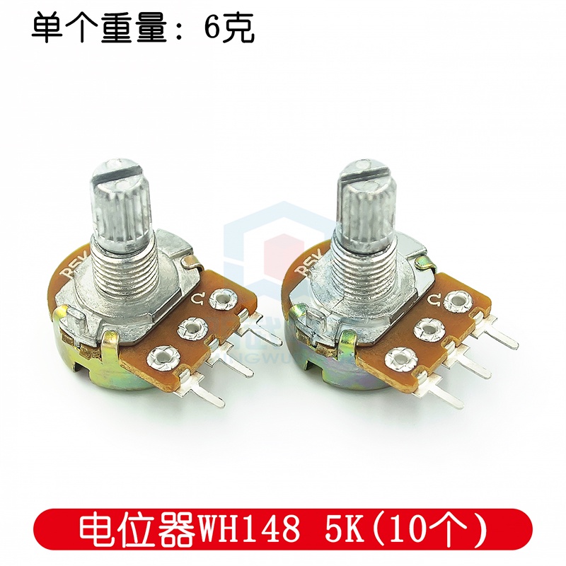 Set 10 Chiết Áp WH148 B10K 5K 10K 50K 100K Chuyên Dụng