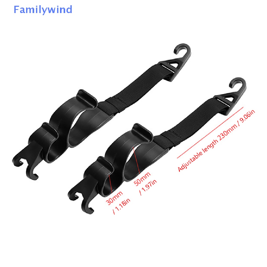 Set 2 Móc Treo Đồ Gắn Lưng Ghế Xe Hơi Tiện Dụng