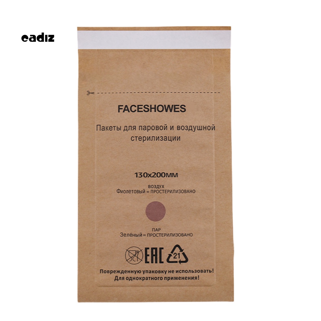 Set 100 Túi Giấy Khử Trùng Một Lần Tiện Dụng