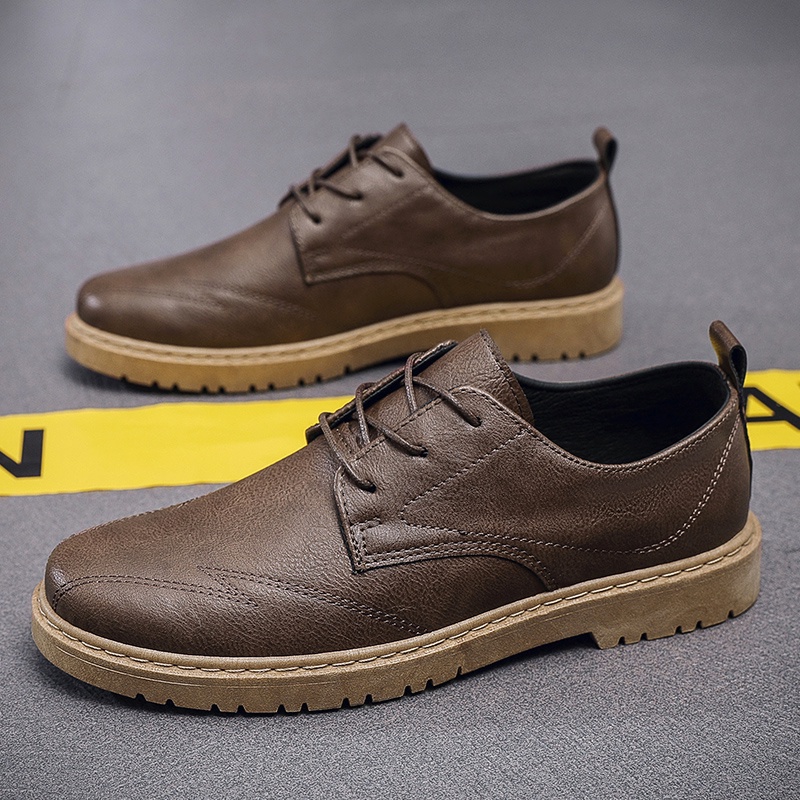 Giày đen giày tây nam giày tây giày da nam công sở giày đen chất lượng cao giày nam Thời trang dép nam giày dép