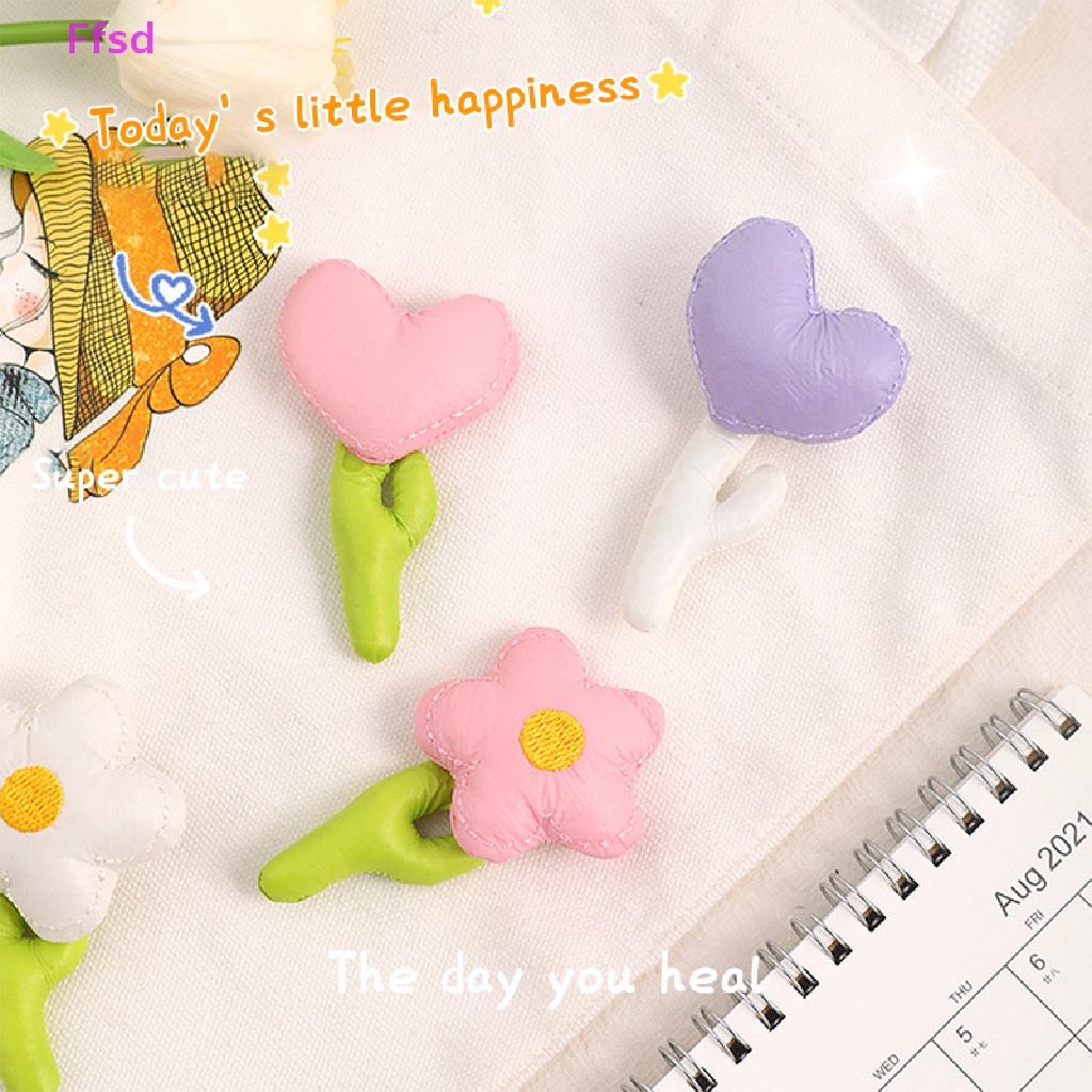 {Ffsd} Trâm Cài Áo Vải Hoa Tình Yêu Bán Sỉ Dễ Thương Trang Trí Túi Xách * Bán Chạy