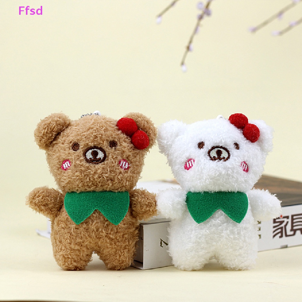 {Ffsd} Móc Chìa Khóa Xe Hơi / Ba Lô Hình Gấu Bông Hoạt Hình Dễ Thương Sáng Tạo Thích Hợp Làm Quà Tặng Cho Bạn Gái *