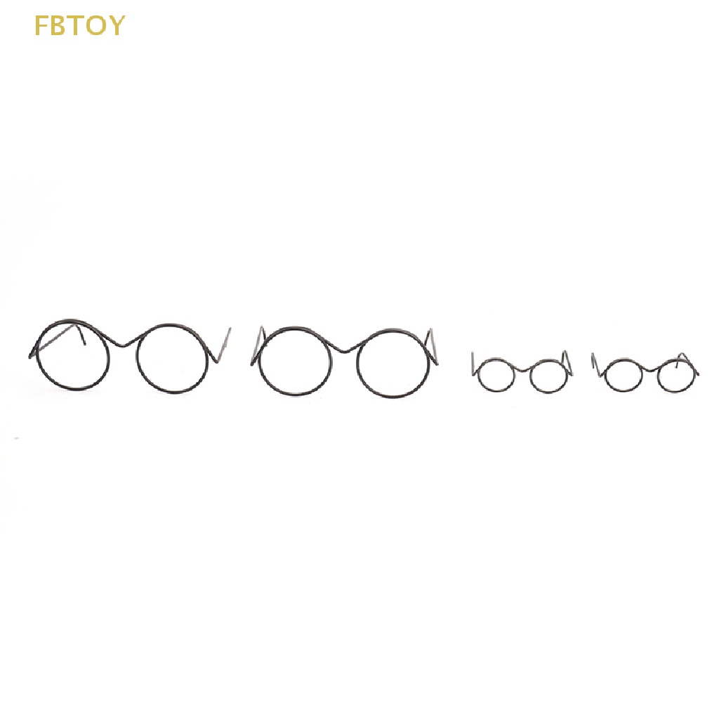 Mắt Kính Gọng Tròn Không Tròng Thời Trang Cho Búp Bê